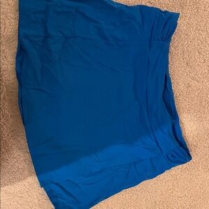 Talbots Blue and Tan Skirt